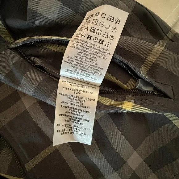 Burberry Men's STANFORD Checked Hooded Jacket, Coat, Authentic, 8084224, XL